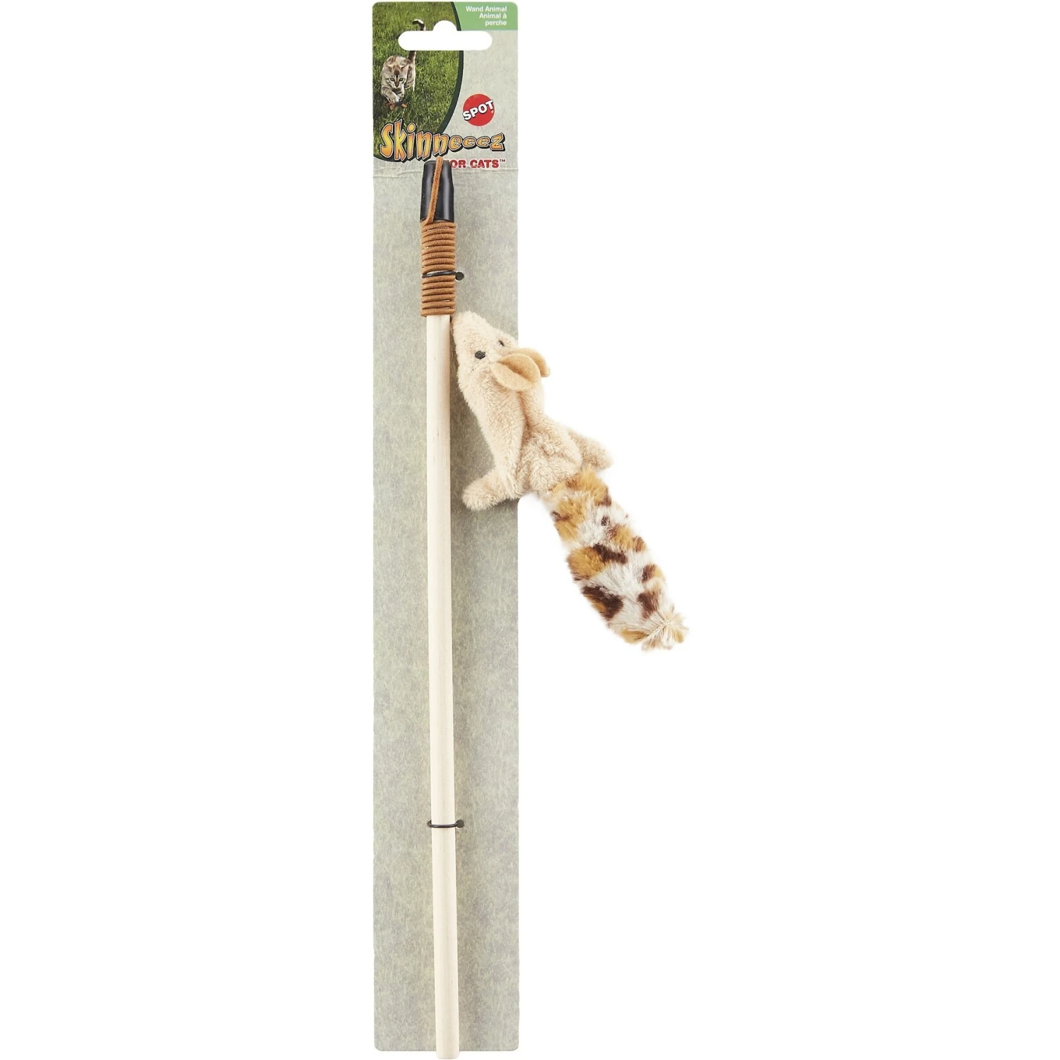 Ethical Pet Skinneeez Friend Teaser Wand Cat Toy With Catnip - Image 2