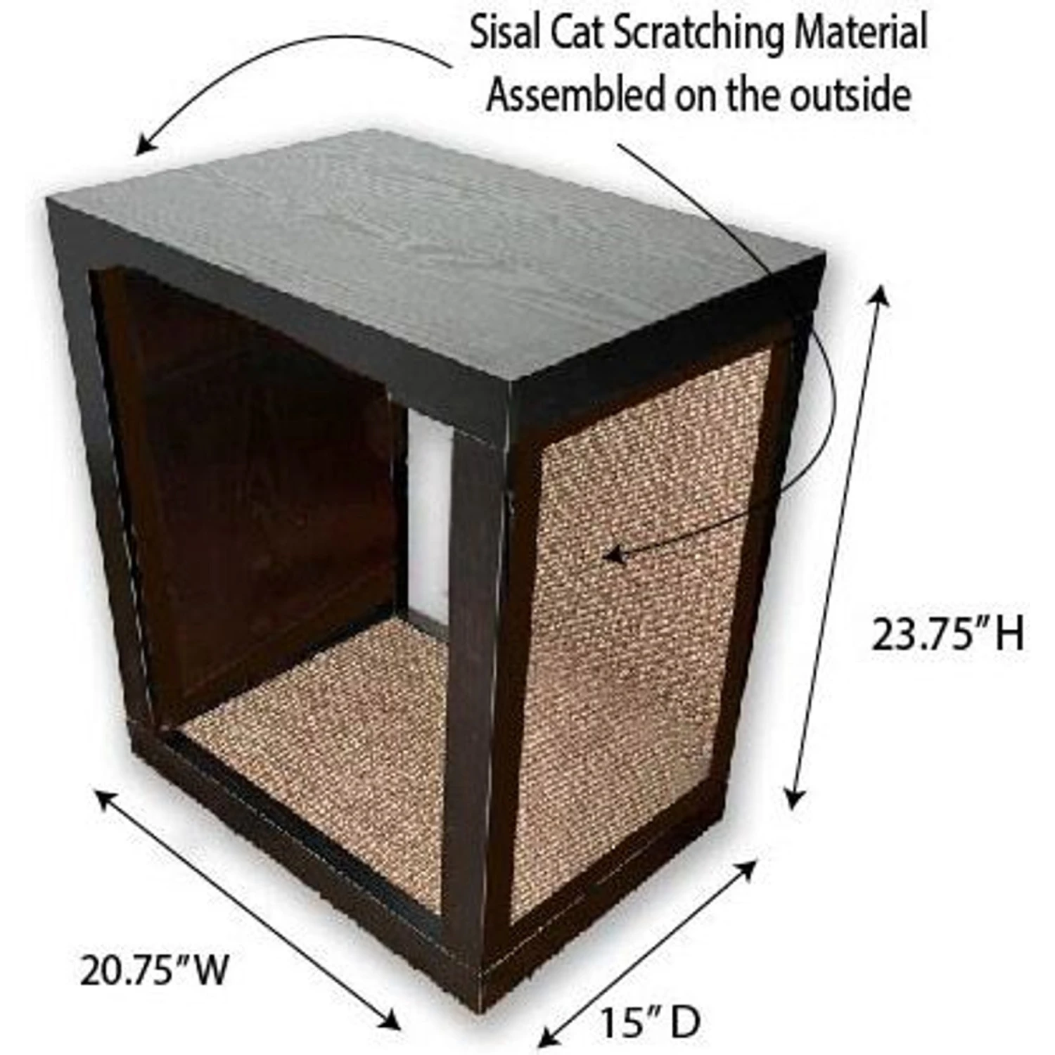 Designer Pet Products Bailey Cat Scratcher End Table - Image 7