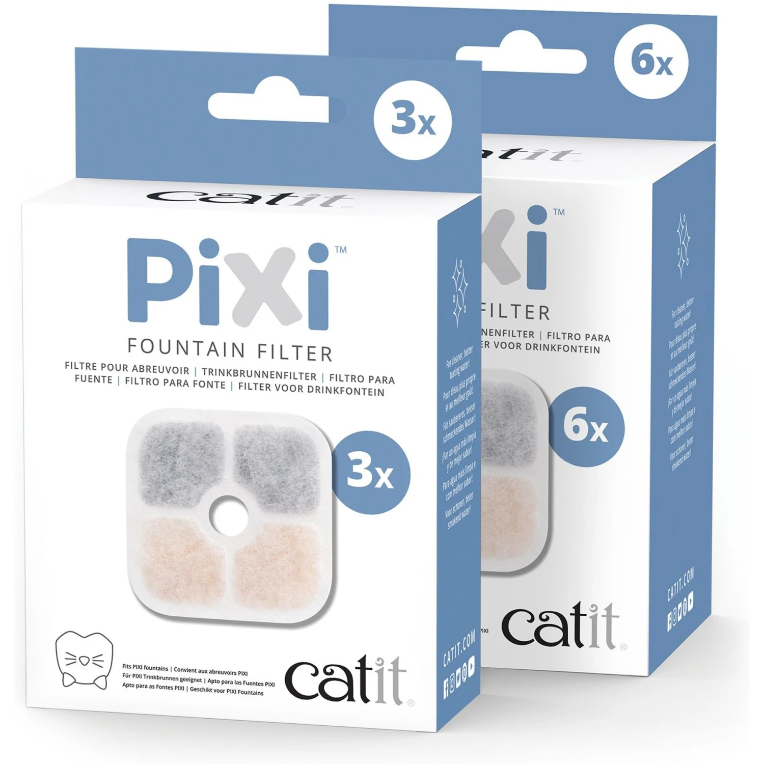 Catit Pixi Cartridge Cat Fountain Filter - Image 3