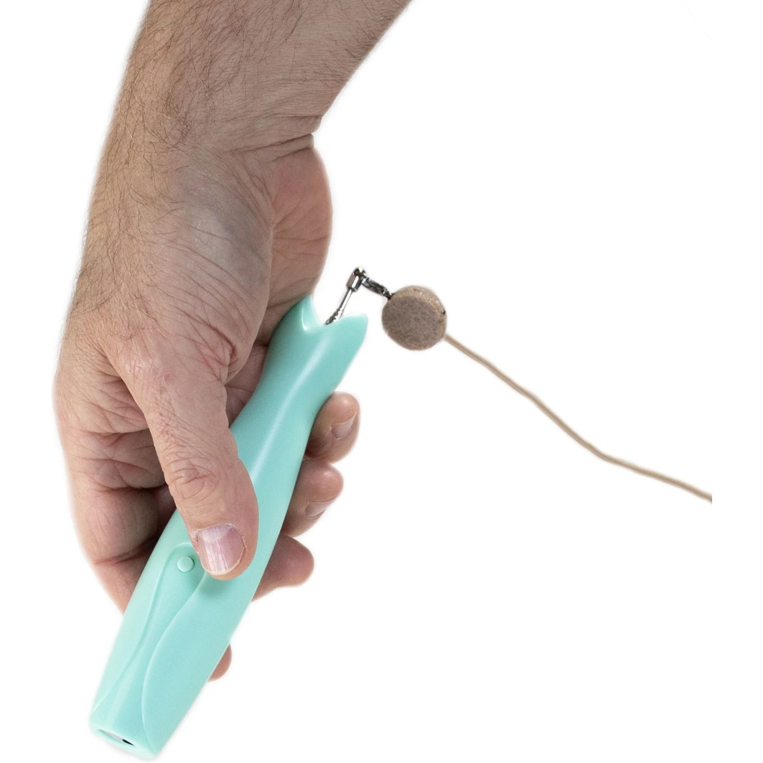 Penn-Plax Retractable Wand With Dragonfly Toy, Metal Bell, & LED Mouse Light Cat Teaser - Image 6