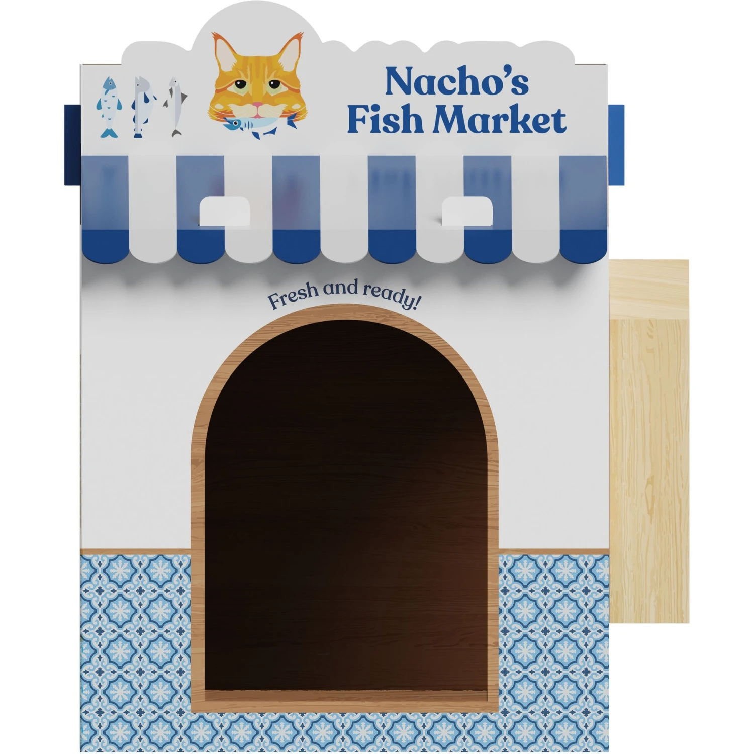 Made By Nacho Nacho's Fish Market Cat Toy, Multi-colored - Image 3