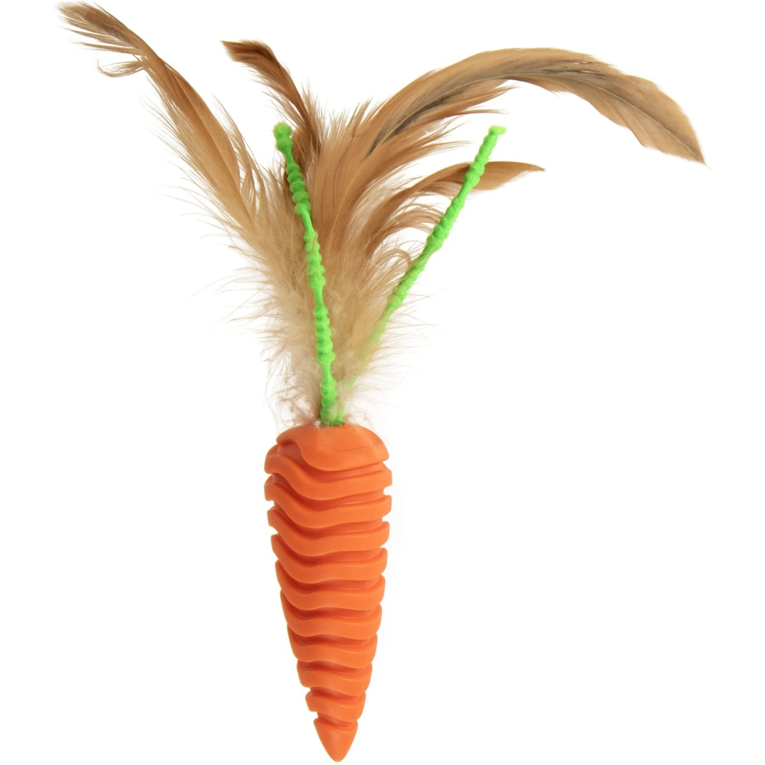 SmartyKat Crazy Carrot Flexible Bat & Chase Cat Toy - Image 4
