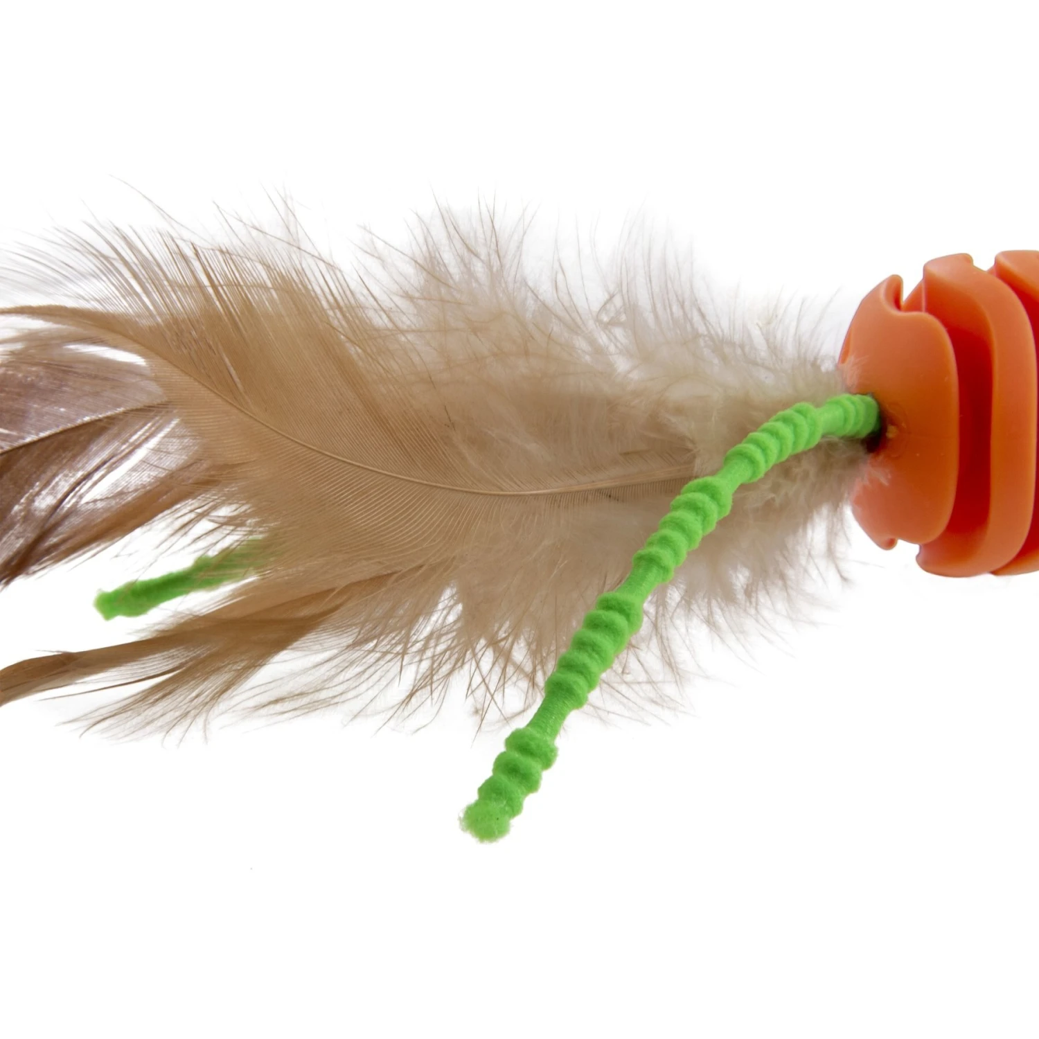 SmartyKat Crazy Carrot Flexible Bat & Chase Cat Toy - Image 6