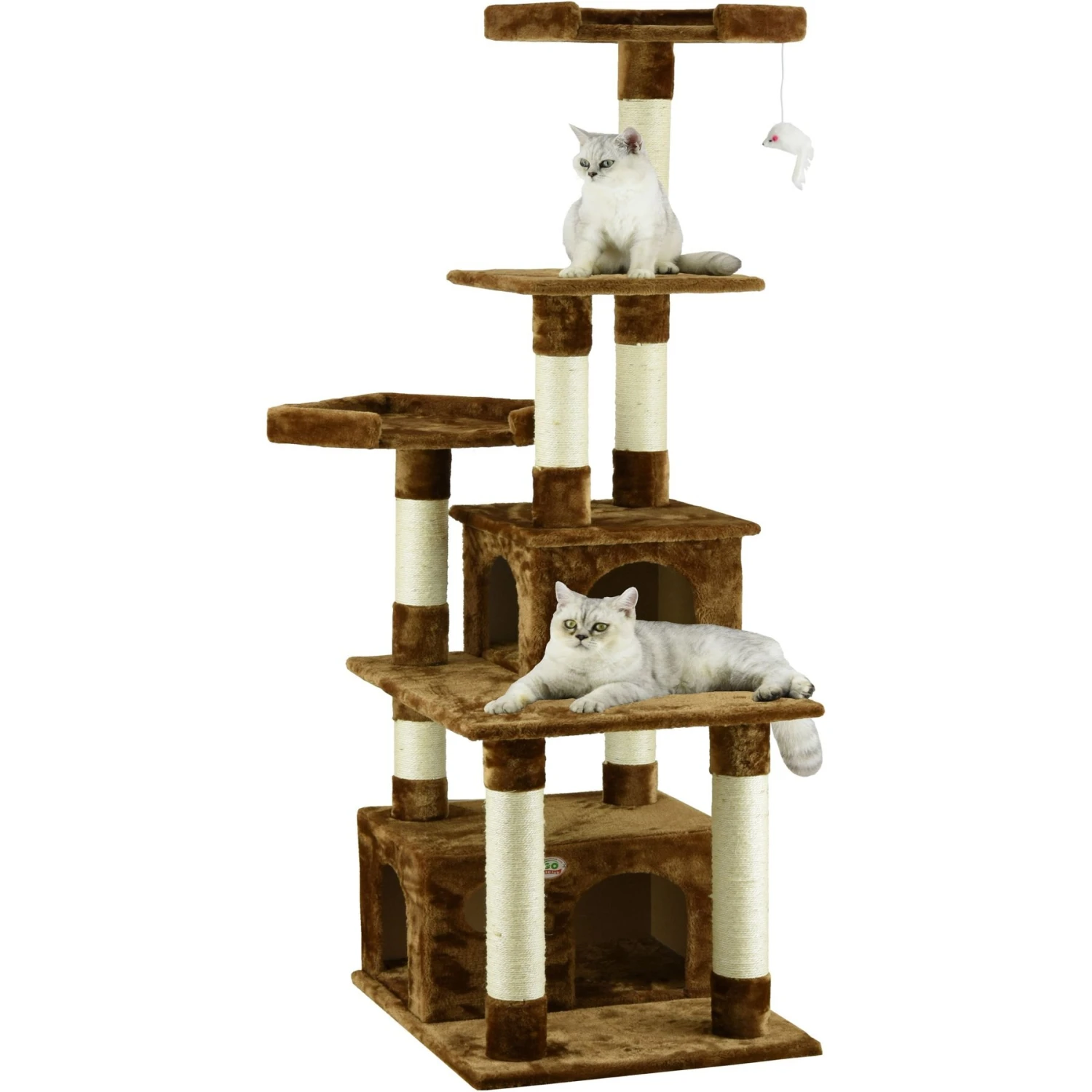 Go Pet Club 67-in Faux Fur Cat Tree & Condo - Image 3