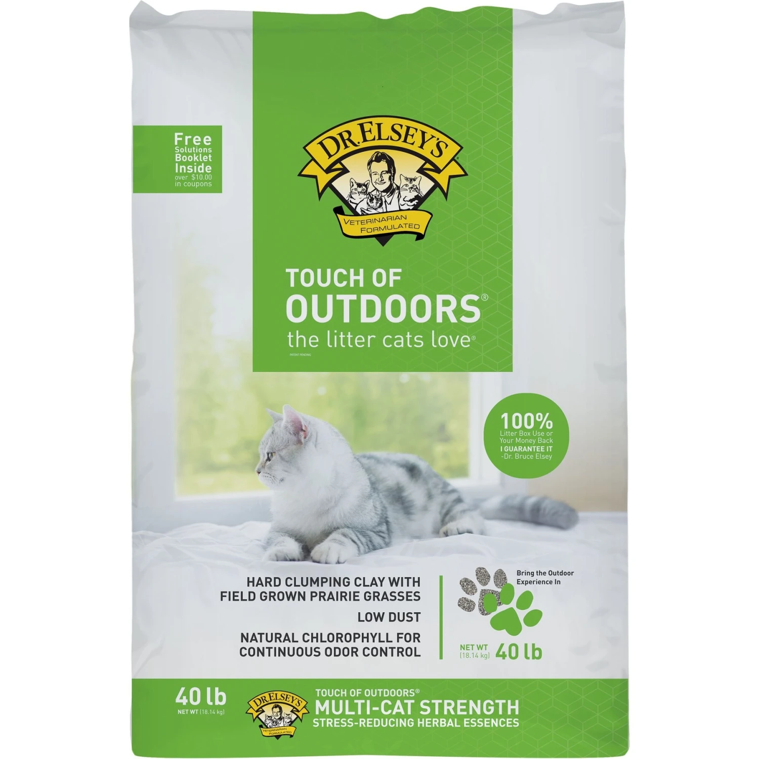 Dr. Elsey's Touch Of Outdoors Stress-Reducing Clumping Clay Cat Litter - Image 2