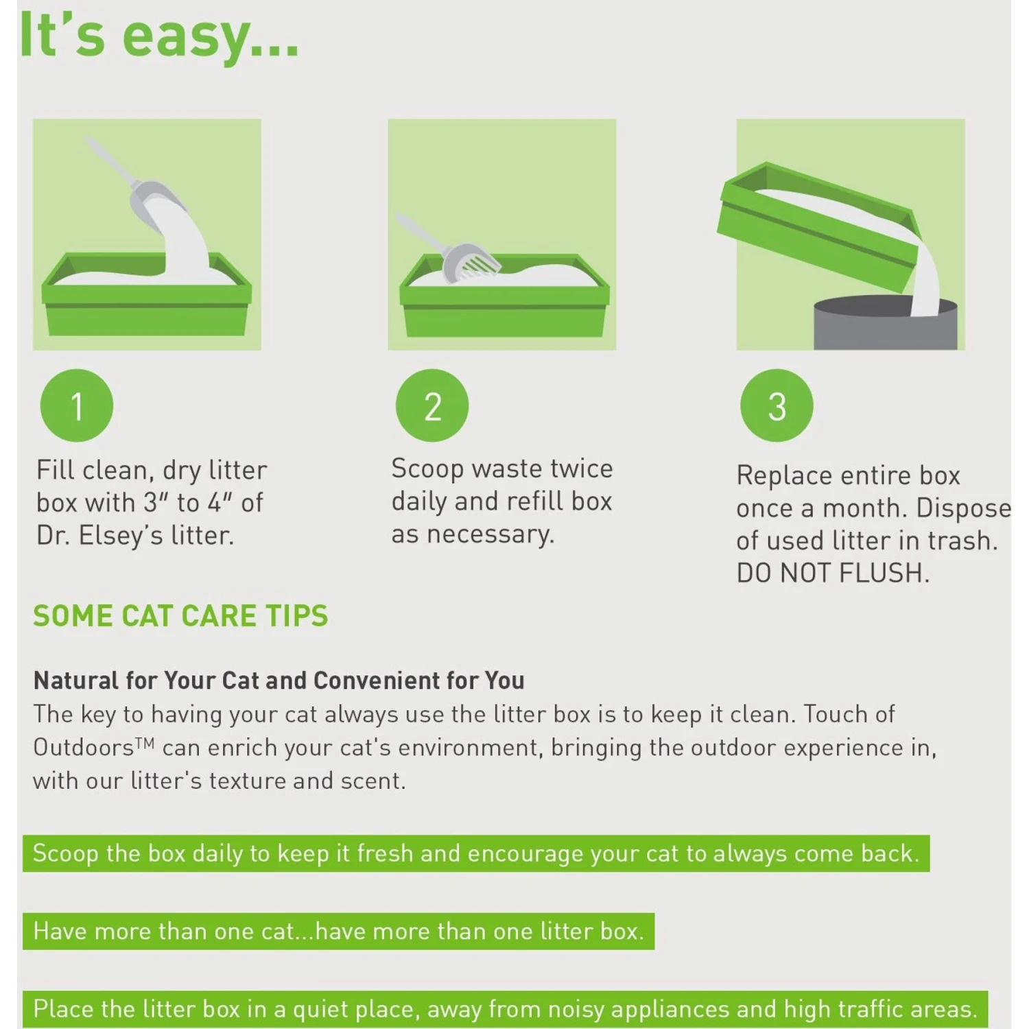 Dr. Elsey's Touch Of Outdoors Stress-Reducing Clumping Clay Cat Litter - Image 6