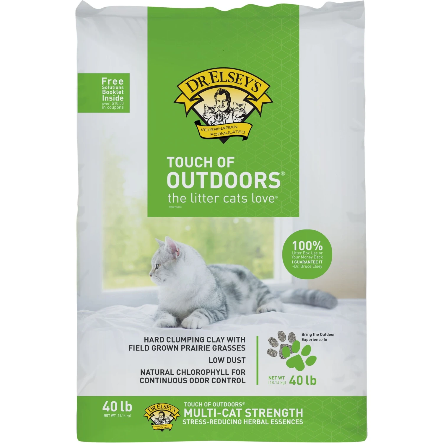 Dr. Elsey's Touch Of Outdoors Stress-Reducing Clumping Clay Cat Litter - Image 9