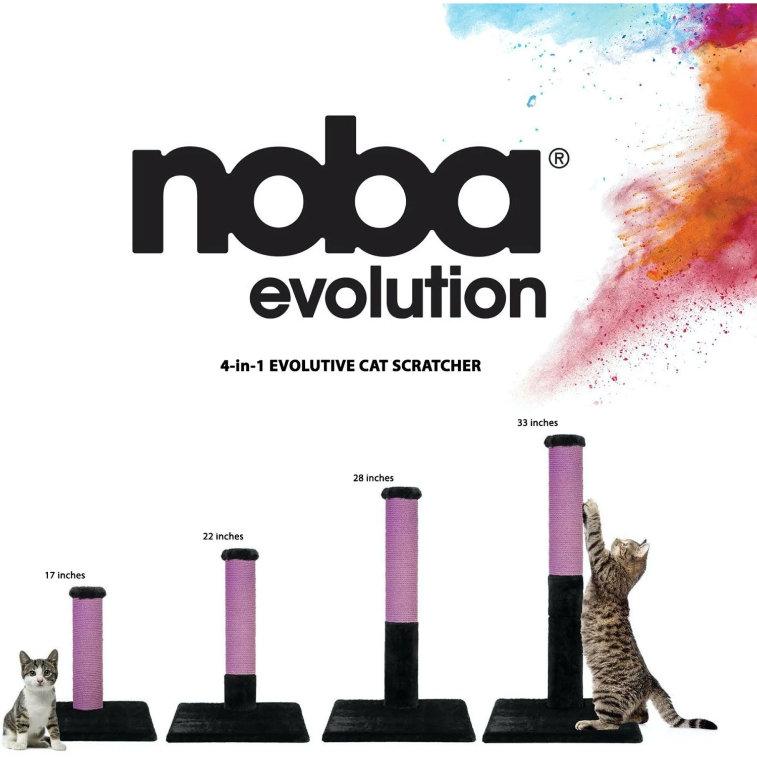 Noba Evolution 4 In 1 Kit The Evolutive Cat Scratcher - Image 3