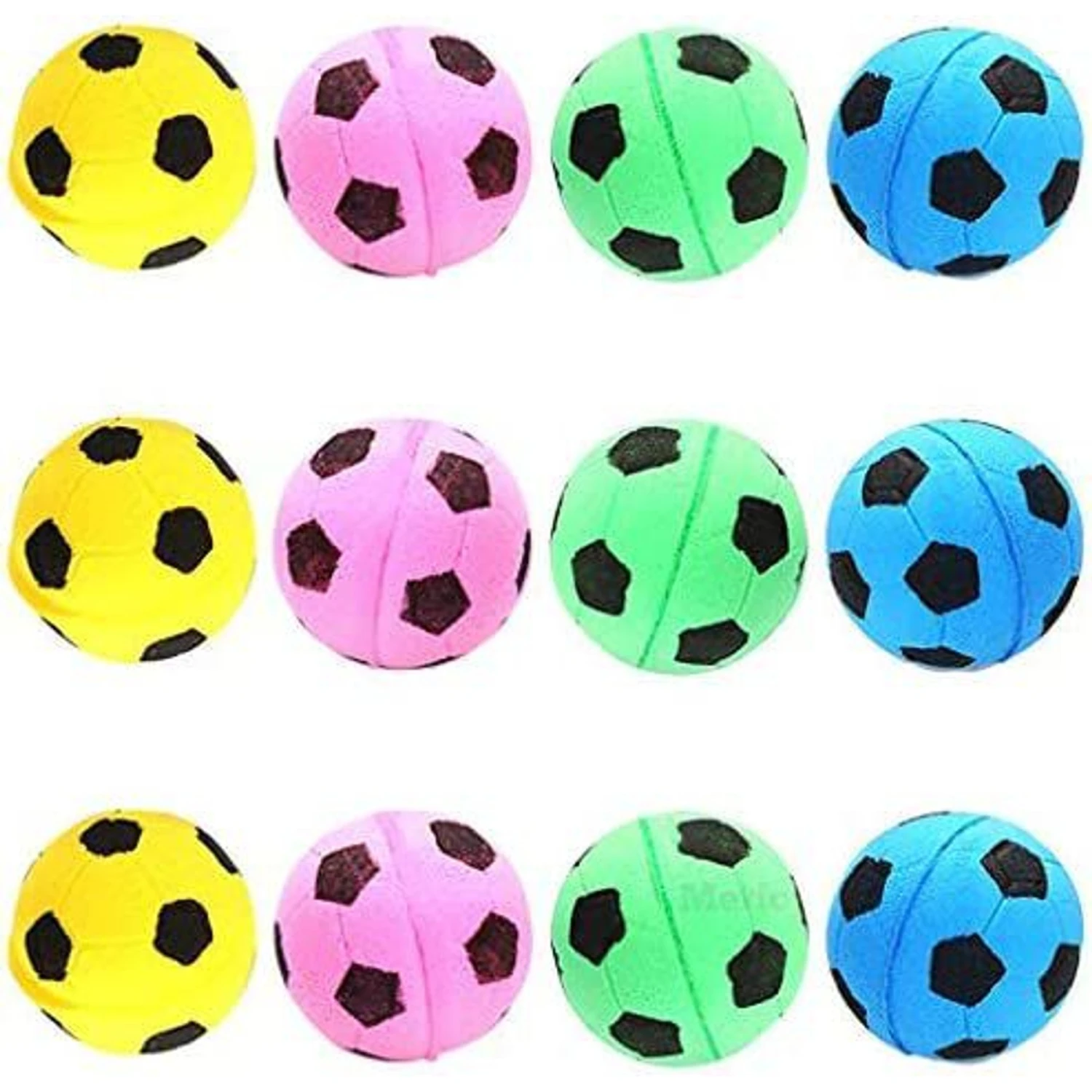 CoCoo Interactive Cat & Ferret Foam Soccer Fetch & Play Bouncy Ball Toy