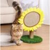 Lovely Caves Gardern Sunflower Cat Scratcher, Yellow