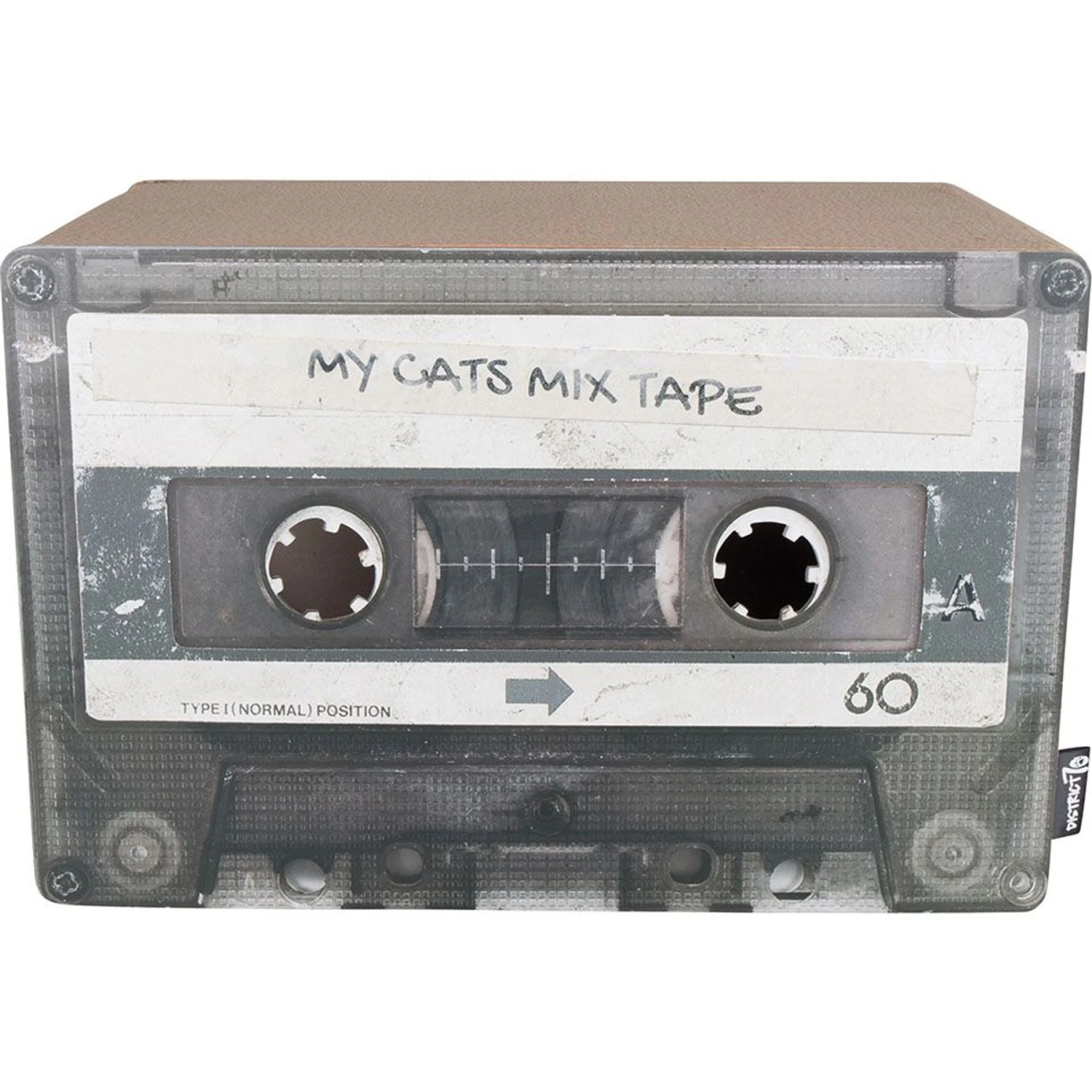 District 70 MIXTAPE Retro Cardboard Cat Scratcher, Large - Image 3