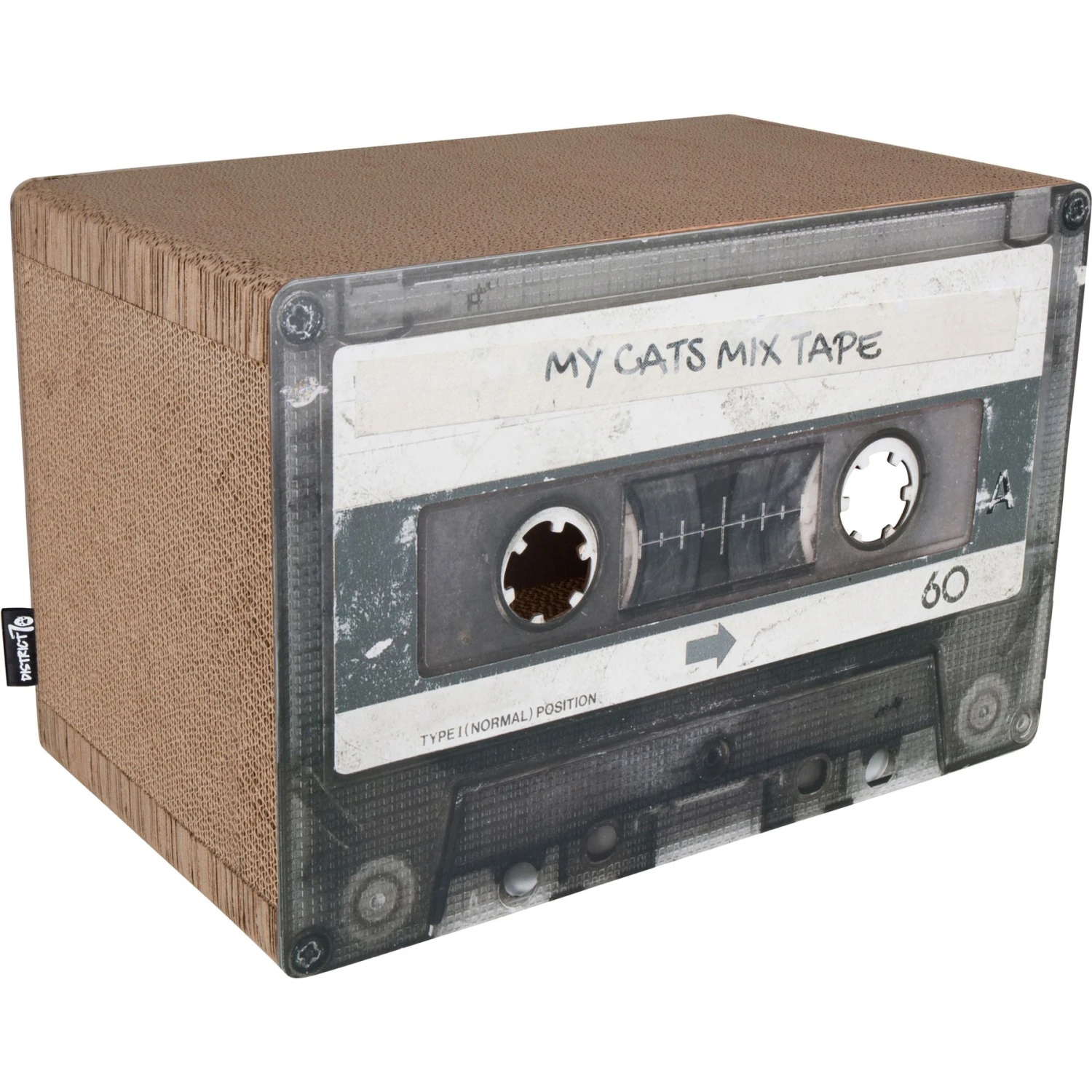 District 70 MIXTAPE Retro Cardboard Cat Scratcher, Large - Image 4