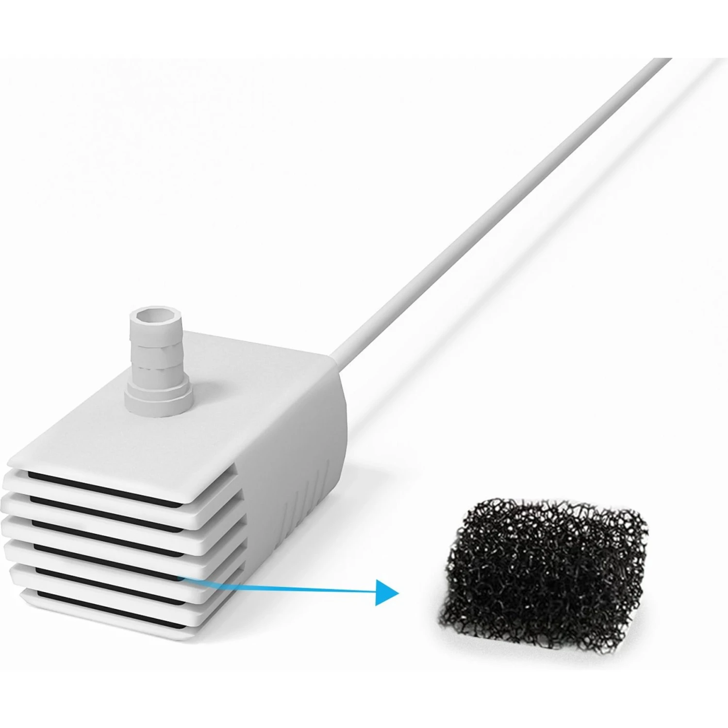 PATPET Pet Water Fountain & Cat Water Dispenser WF01 Replacement Filters, 5 Count - Image 3