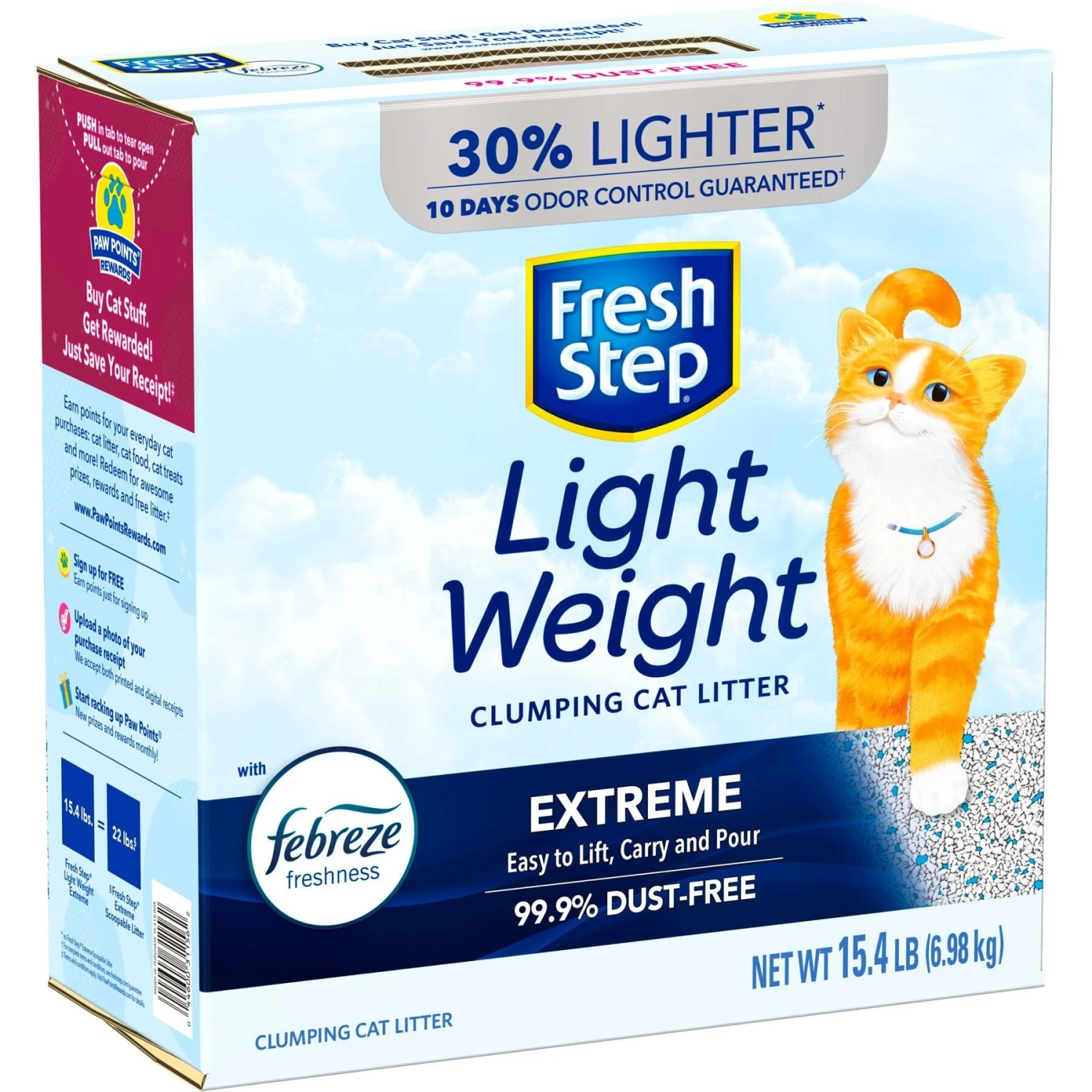 Fresh Step Lightweight Febreze Scented Clumping Clay Cat Litter - Image 7