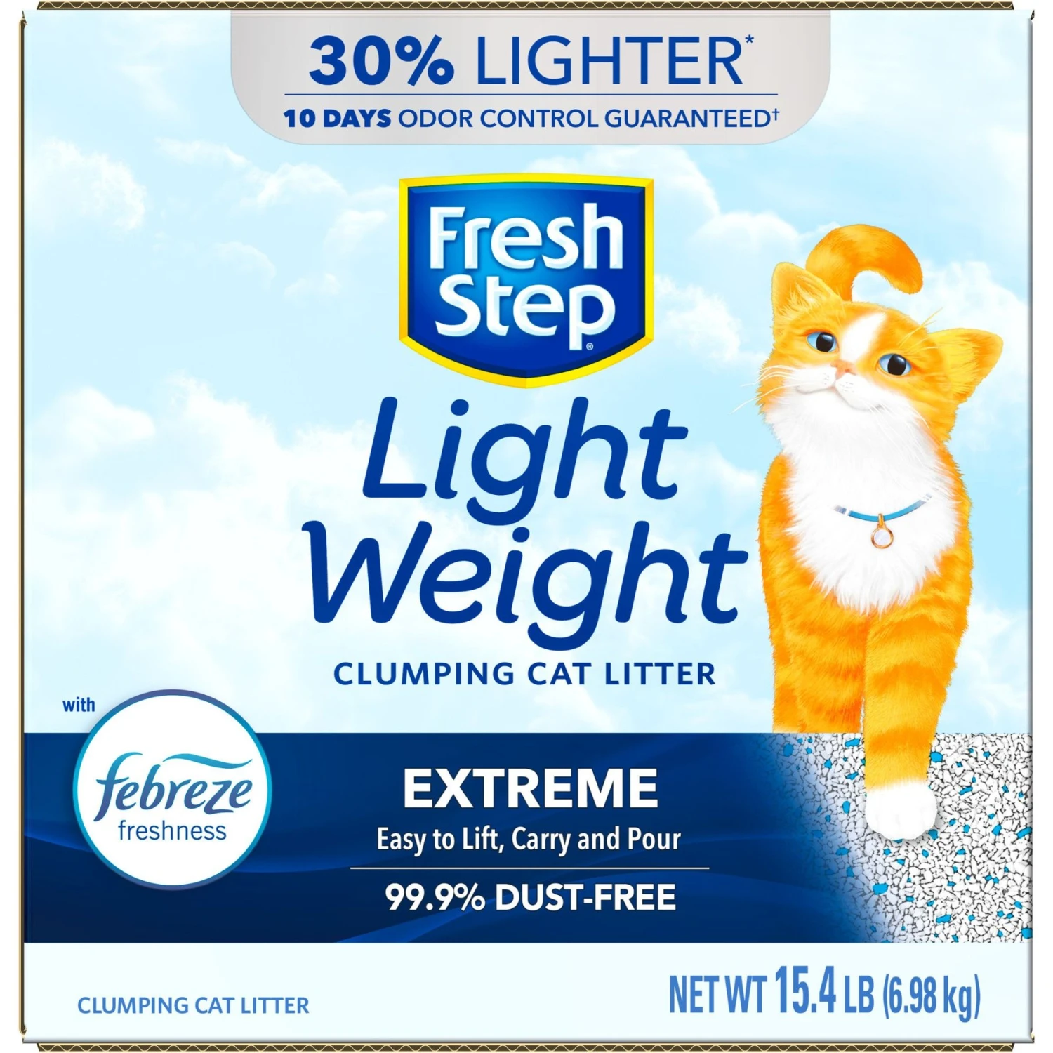 Fresh Step Lightweight Febreze Scented Clumping Clay Cat Litter - Image 8