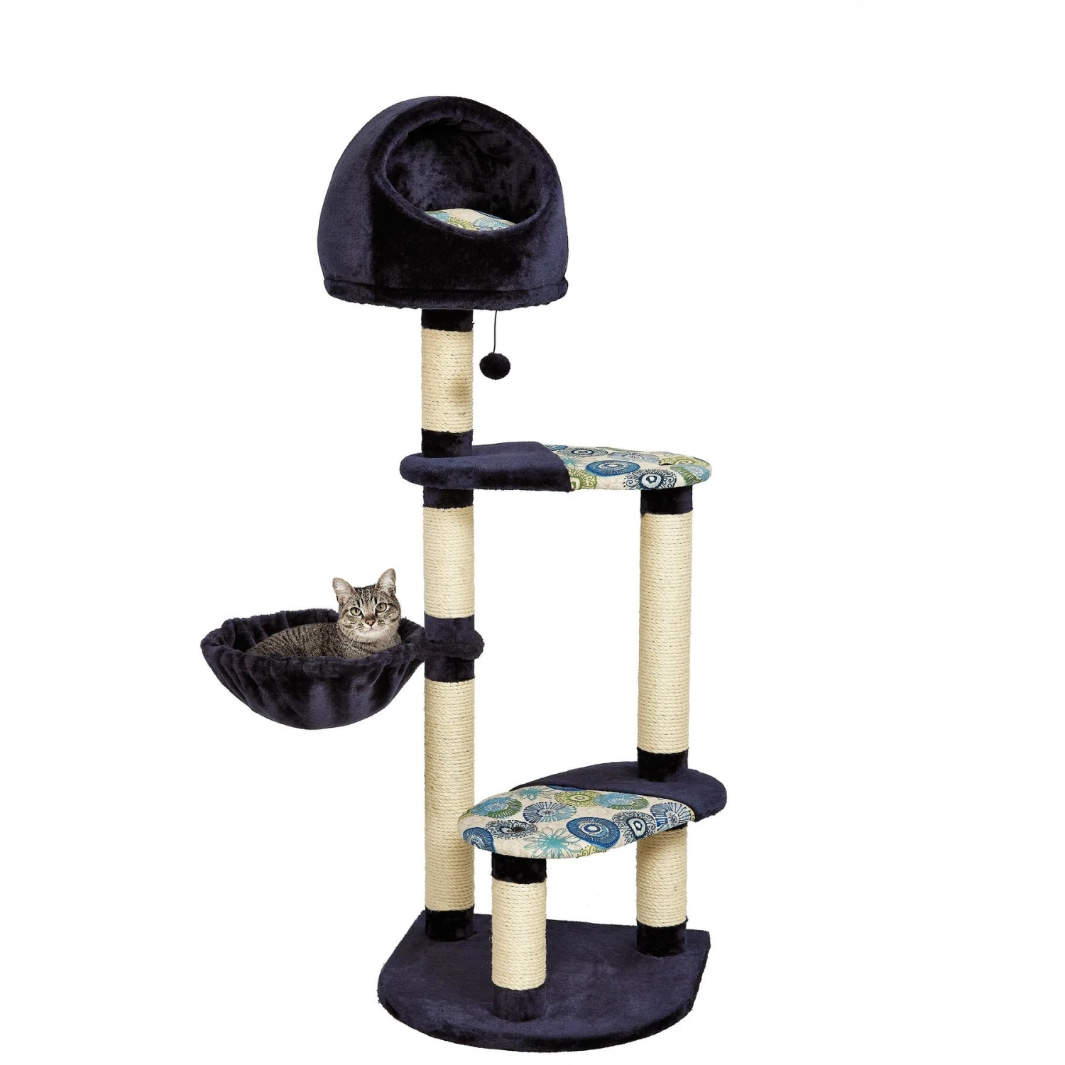 MidWest Feline Nuvo Resort 60-in Faux Fur Cat Tree - Image 2