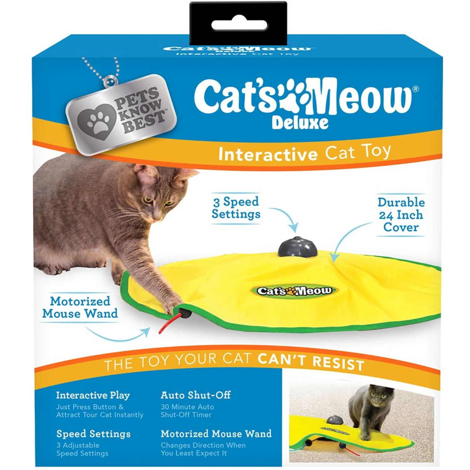 Cat's Meow Motorized Chaser Cat Toy