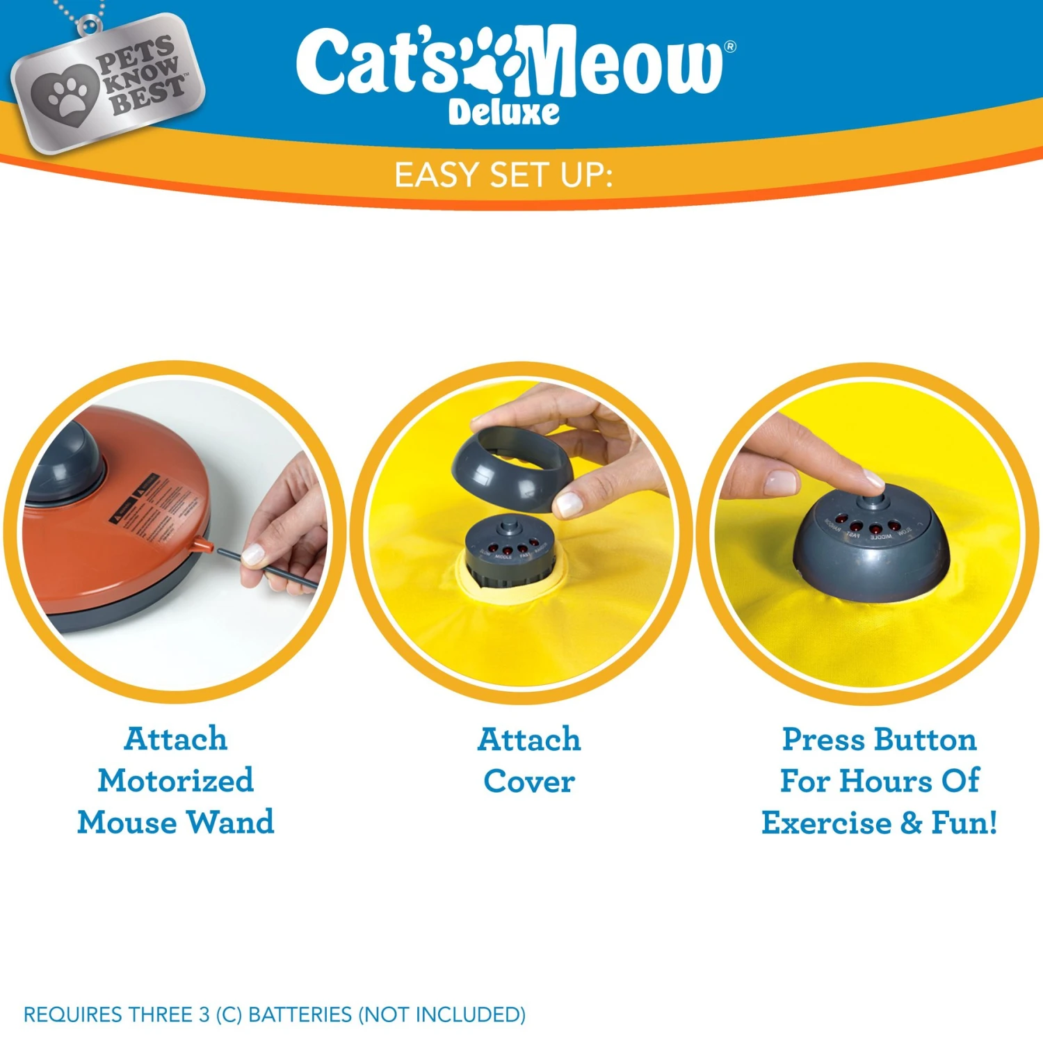 Cat's Meow Motorized Chaser Cat Toy - Image 4