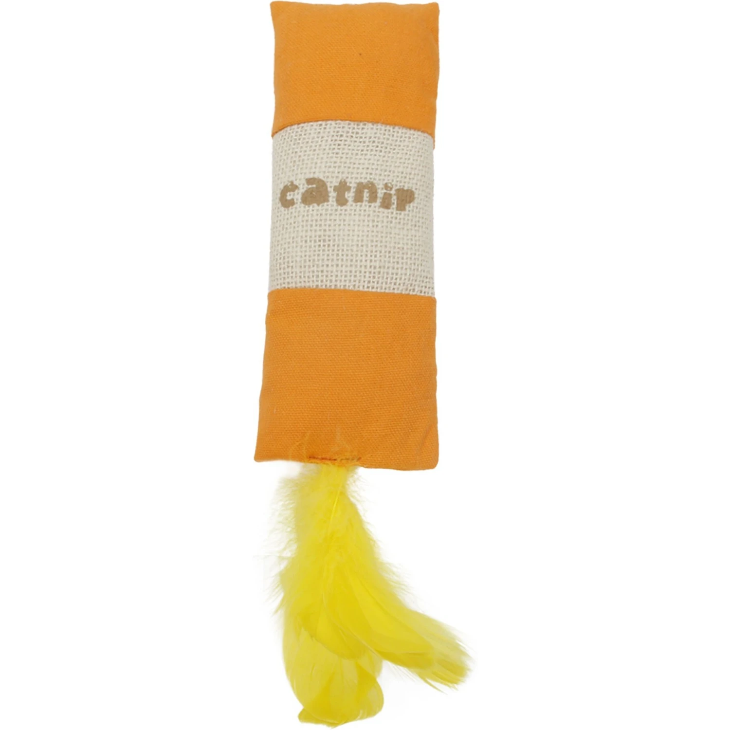 Pet Life Rectangular Crinkle Plush Faux Fur Teaser Cat Toy With Catnip - Image 2