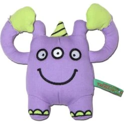 Touchdog Cartoon Three-eyed Monster Plush Dog Toy