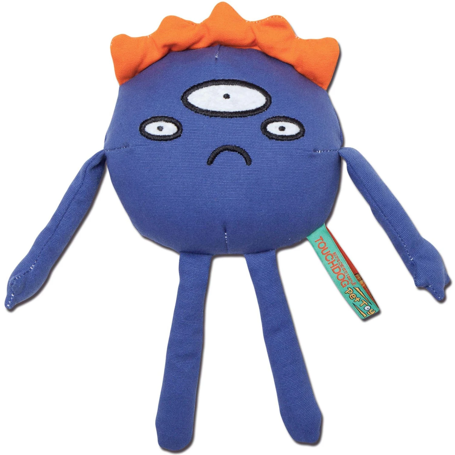 Touchdog Cartoon Alien Monster Plush Dog Toy