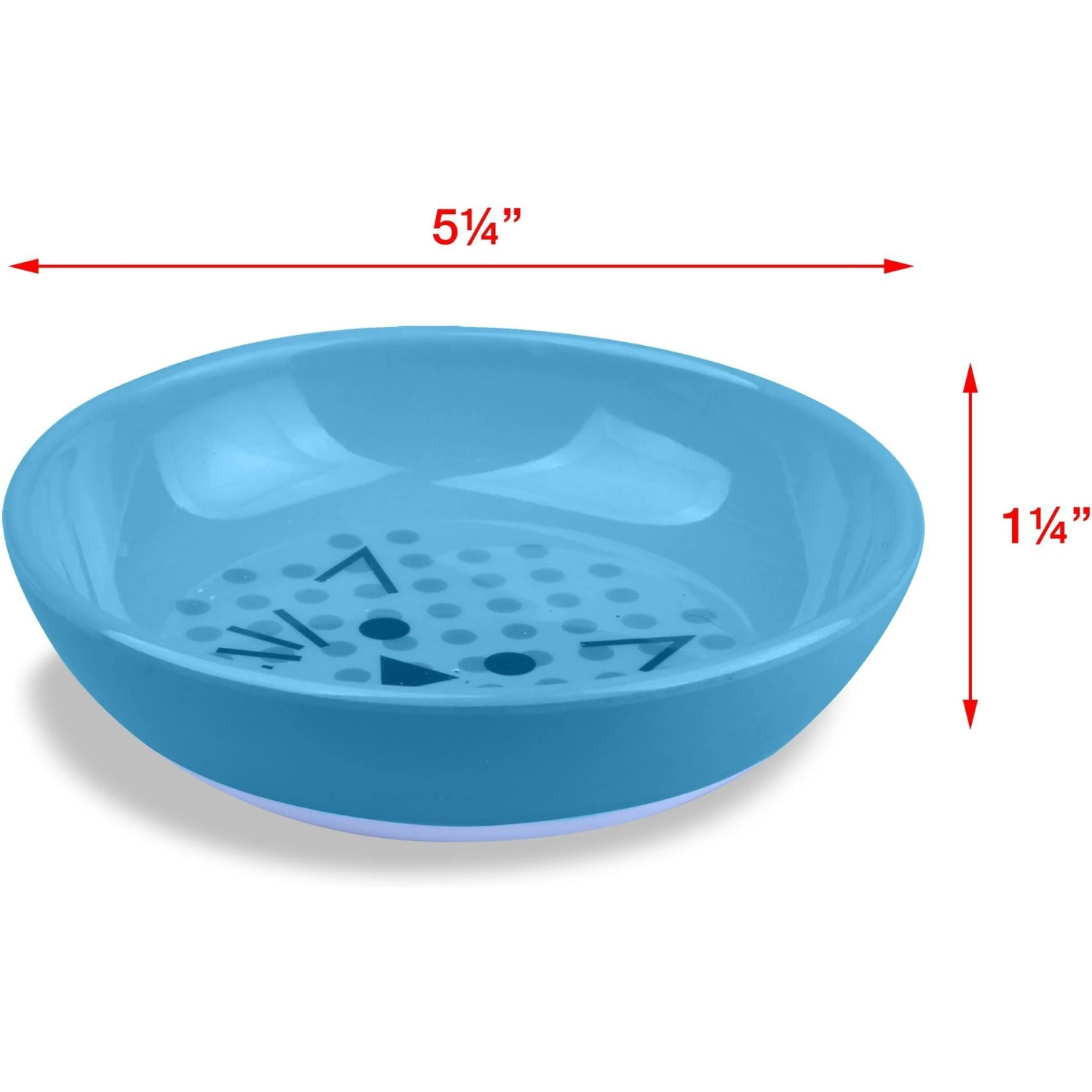 Van Ness Ecoware Non-Skid Cat Dish, Blue - Image 2
