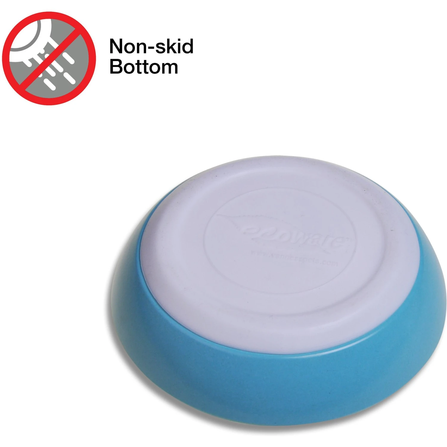 Van Ness Ecoware Non-Skid Cat Dish, Blue - Image 4