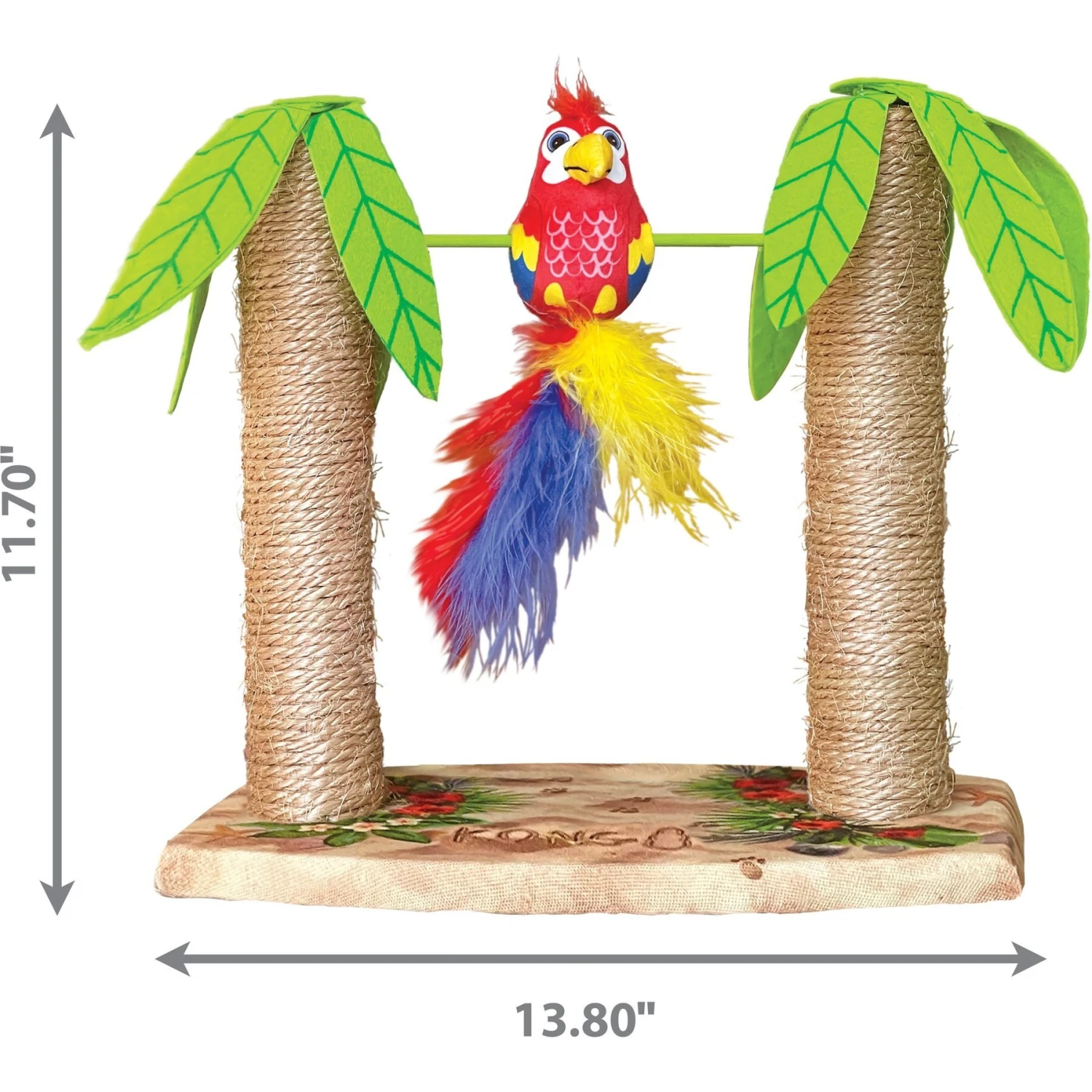 KONG Play Spaces Tiki Twirl Cat Toy - Image 2