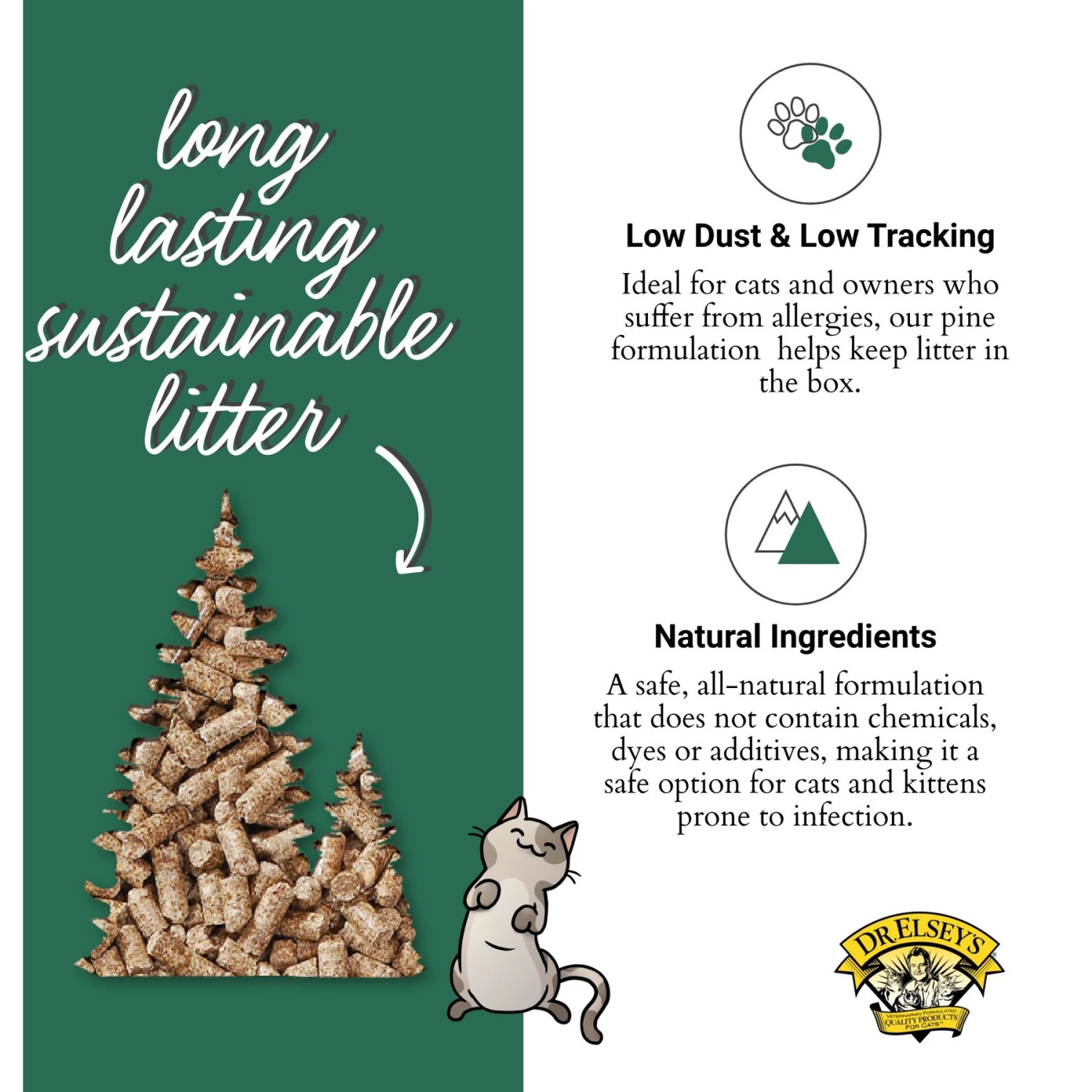 Dr. Elsey's Pine All-Natural Kiln-Dried Cat Litte - Image 4