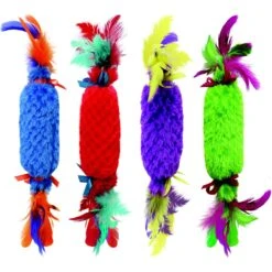 Multipet Katz Kuddlerz Plush Cat Toy, Assorted Colors