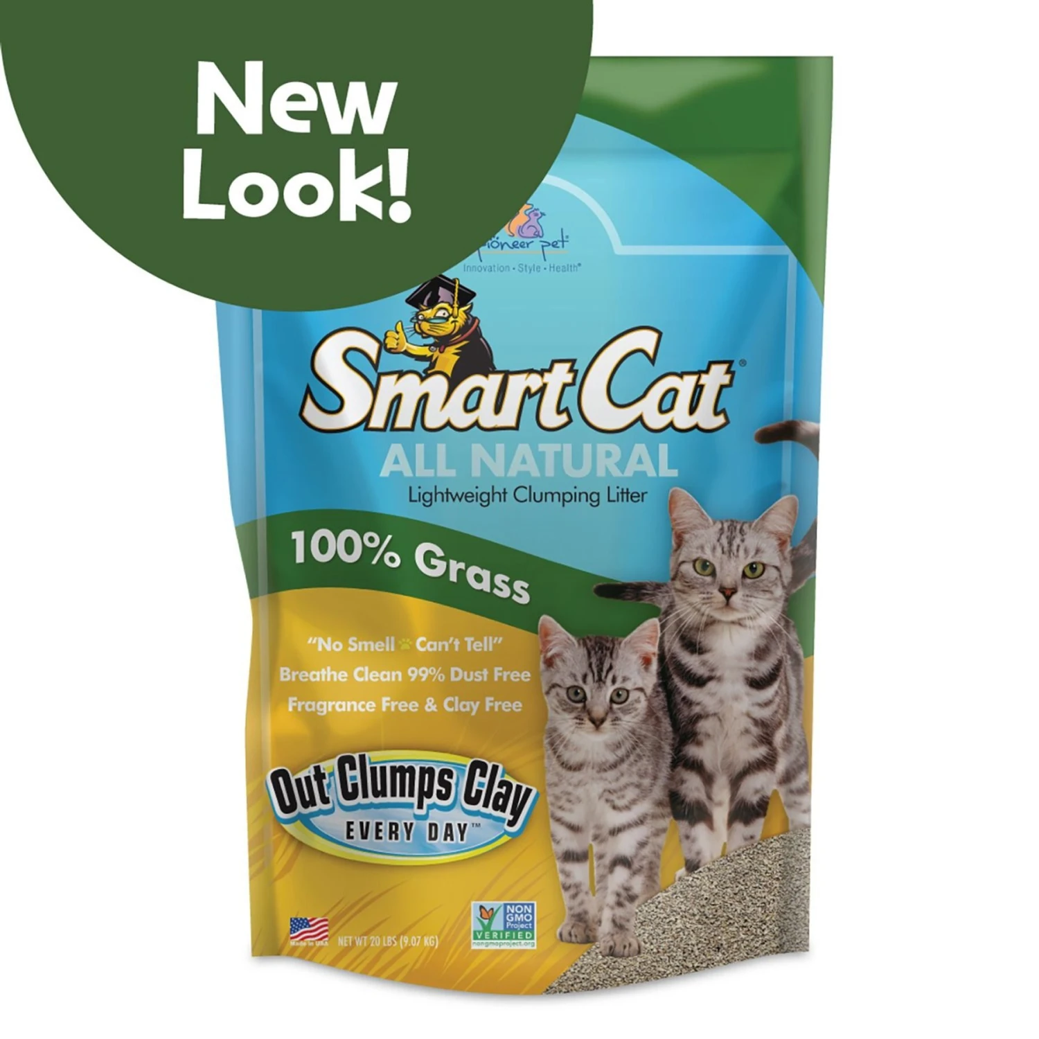 SmartCat Unscented Clumping Grass Cat Litter