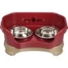 Neater Pets Neater Feeder Elevated Cat Bowls, Cranberry