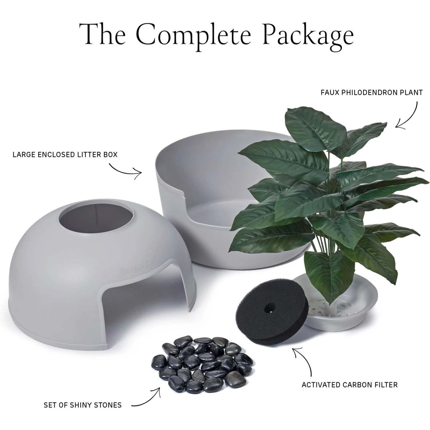 Bundle & Bliss Secret Litter Box Hidden Cat Litter Box Plant - Image 8