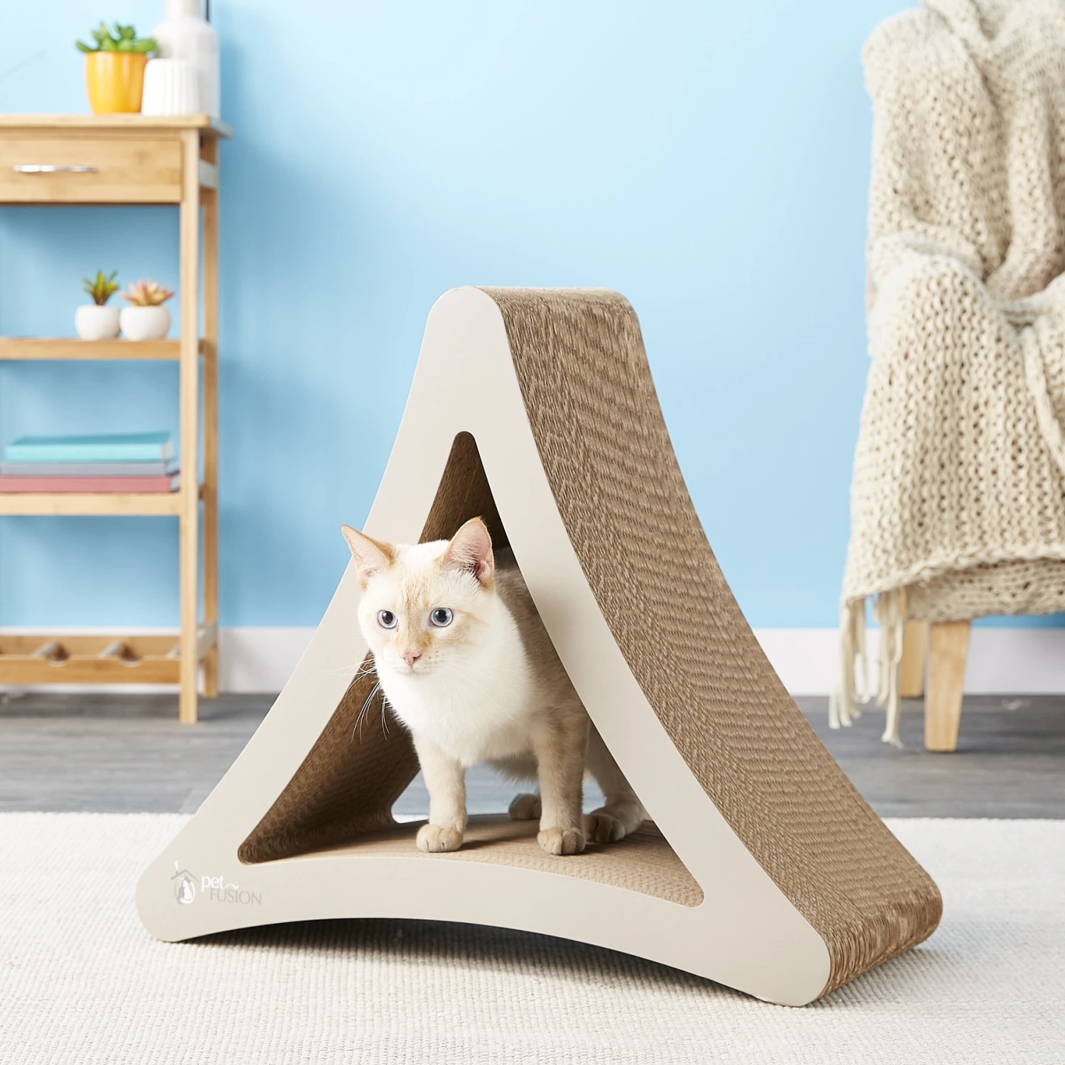 PetFusion Vertical Cat Scratcher Toy With Catnip - Image 6