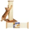 SmartCat The Ultimate 32-in Sisal Cat Scratching Post & SmartCat Bootsie's Combination Scratcher